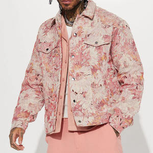 Veste en jean vintage personnalisée pour homme, style streetwear, collection 2025, pour l'extérieur - Product Image 3