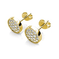 Boucles d'oreilles clous minimalistes tendance en argent 925 Daisini pour femme, forme ronde discrète