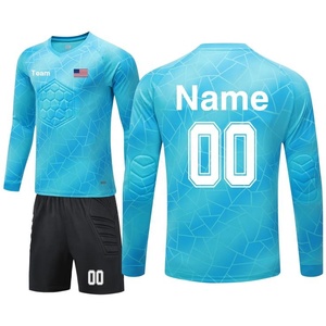 Ensemble de maillots de football américain sublimés bleu-noir pour hommes, col rond, manches courtes, polyester respirant, nom de l'équipe imprimé - Product Image 2