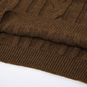 Suéter de Punto para Hombre, Estilo Casual, Cálido, Transpirable, con Logotipo Frontal, Tendencia de Invierno, Superventas - Product Image 4