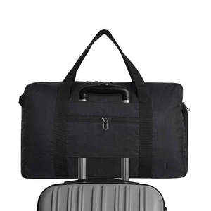 Bolsa de Viaje de Primera Calidad con Logotipo Personalizado, Gran Capacidad de Almacenamiento, Costuras Resistentes, Bolsa de Viaje Negra - Product Image 5