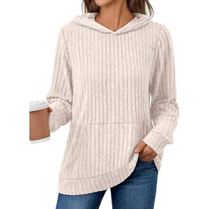 2025 sweat à capuche surdimensionné pour femmes à manches longues automne et hiver pulls décontractés avec poche zippée lâche polaire motif 3D - Product Image 3