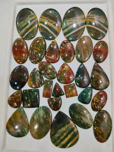 Piedra preciosa de sangre Natural 100%, venta al por mayor, lote de piedra de sangre, piedra suelta para hacer joyas, piedra hecha a mano, joyería - Product Image 2