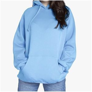 Sweat-shirts oversize pour femmes en coton 100%, manches longues, confortables, pour l'hiver. - Product Image 2