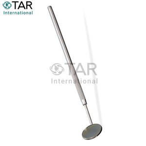 Stainless Steel Dental <b>Mirror</b> Number 5 with Handle 6.5 Inch <b>Dentist</b> Teeth Cleaning Oral Inspection Clinical Examination - Product Image 3