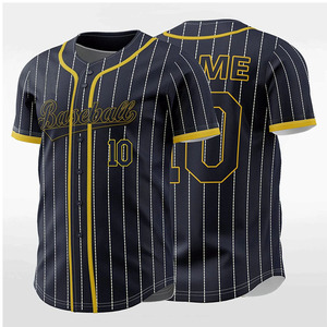 Camisetas de Béisbol Personalizadas de Alta Calidad, Diseño Único, Nuevo Estilo, Transpirables y Disponibles en Diferentes Tallas - Product Image 1
