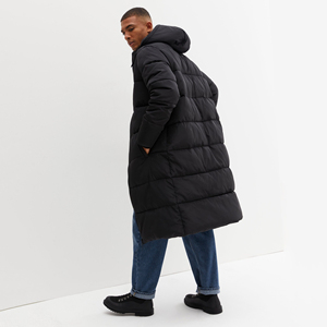 Solid Trader Premium Quality Elegant Heavy Duty Outer Shell Warm Fluffy Fill Parka <b>Long</b> Puffer Jacket - Product Image 2