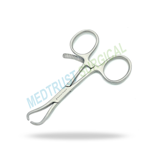 Pince à serviette chirurgicale Backhaus manuelle en acier inoxydable, ensemble d'instruments de 3,75 pouces avec système de verrouillage à cliquet - Product Image 3