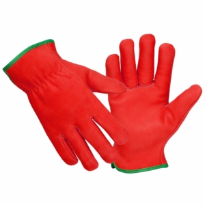 Unlined Soft Comfortable Goat Skin Leather <b>Gloves</b> Yellow Industrial Safety Protection for Work and Driving Smooth Texture - Product Image 3