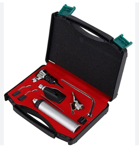 Ensemble de diagnostic ORL électrique portable de haute qualité en acier inoxydable, certifié CE ISO13485, instrument médical de classe II pour hôpital - Product Image 1