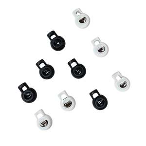 Cordon de serrage en plastique le plus vendu avec boucle ronde et technique de placage pour bagages et cordons élastiques - Product Image 2