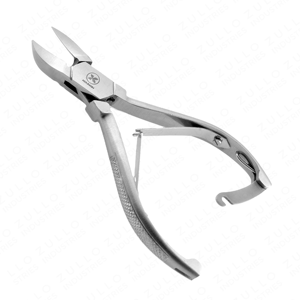 Heavy Duty Black Stainless Steel Toenail Cutter Professional Nail Nipper with PU <b>Leather</b> <b>Pouch</b> Custom Logo OEM - Product Image 2