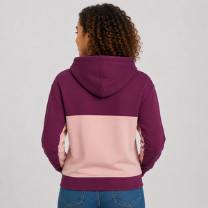 Sweat à capuche pour femme de qualité supérieure, logo imprimé personnalisé, en molleton de coton doux, respirant, écologique, pull-over décontracté pour femme - Product Image 6