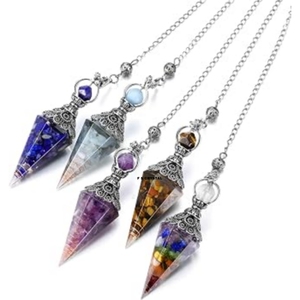 Péndulo Triangular de Amatista Orgone de la Mejor Calidad, Pulido, Estilo Feng Shui, Artesanía de Piedras Preciosas Talladas, Decoración Portátil para el Hogar - Product Image 2