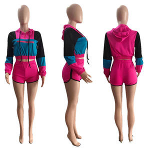 Conjuntos de Verano para Mujer, Camiseta y Pantalones Cortos, Conjunto de Dos Piezas, Pantalones Cortos Deportivos Lisos, Conjuntos de Pantalones Cortos Personalizados para Mujer - Product Image 6