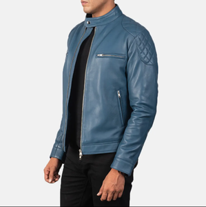 Zipper <b>Leather</b> Biker Fashion <b>Jackets</b> Genuine Cowhide <b>Leather</b> <b>Jackets</b> Motorcycle <b>Men</b> <b>Leather</b> <b>Jacket</b> for <b>Men</b> Custom <b>jacket</b> for <b>men</b> - Product Image 3
