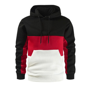 Nouveau sweat-shirt d'hiver pour homme, style color block, 100% coton, style européen et américain, sweat-shirt sport décontracté - Product Image 5