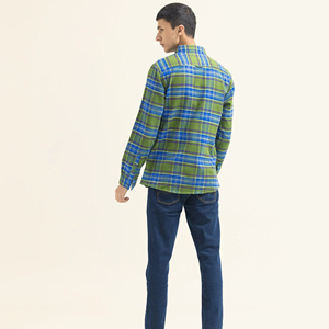 Chemise en flanelle décontractée de qualité supérieure 100% coton pour hommes, prix de gros, chemise décontractée pour hommes, vêtements de mode - Product Image 3