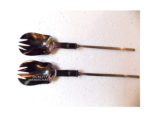 Ensemble de couverts en acier inoxydable avec poignées en résine vintage écologiques tendance de luxe pour cadeaux indiens - Product Image 6