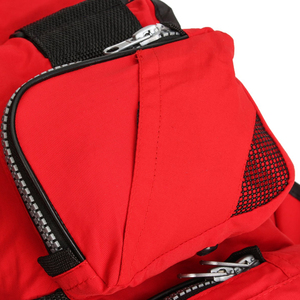 <b>Red</b> <b>Men's</b> Sporty <b>Vest</b> With Pockets Zipper Closure Waterproof Breathable Summer Outer Wear - Product Image 6