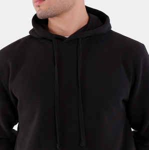 Sweat-shirts à capuche unisexes 100% coton 480 g/m² en molleton épais respirant style hip-hop écologique avec poche et broderie 3D - Product Image 3