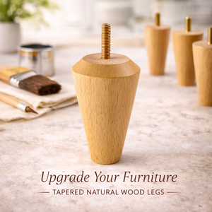 Patas de Muebles de Madera Maciza, Patas de Repuesto para Sofá, Patas de Madera para Gabinete, Mesa y Silla, Fabricante Mayorista - Product Image 1