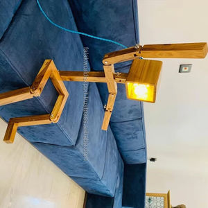 Gran oferta, lámpara de mesa con forma de Robot lateral de madera para estudio nocturno ajustable especial para interiores de Falak World Export - Product Image 1