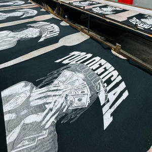 Camisetas de Algodón de Alta Calidad con Estampado DTG y Lavado Ácido, Personalizadas al por Mayor, de Secado Rápido, con Cuello Redondo, para Hombre, 2024 - Product Image 3