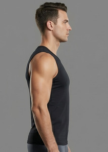 Men <b>Weightlifting</b> Wear Compression Tank Top Gym Fitness Slim Fit Vest Top Men Yoga Exercise Wear Sporty Style <b>Singlet</b> O Neck - Product Image 4