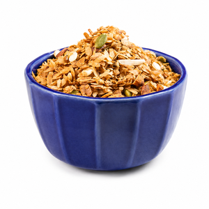 AQUA VRIKSHA Muesli au miel premium – Céréales saines pour le petit-déjeuner avec flocons d'avoine, noix, graines et miel - Product Image 1