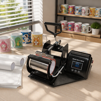 Machine de presse à chaud pour tasses et mugs, idéale pour le transfert d'impressions et la création de motifs DIY sur tasses en céramique – Offre Spéciale