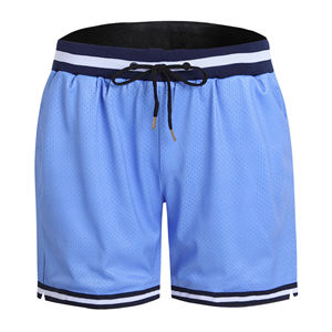 Pantalones Cortos Deportivos Casuales para Hombre, de Secado Rápido, Transpirables, Ecológicos, Anti-UV, para Gimnasio, Running y Fitness, Hechos de Poliéster/Algodón, Color Sólido - Product Image 1