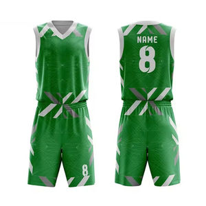 Tenue de basketball unisexe personnalisée à séchage rapide, vêtements de sport de qualité supérieure, ensemble d'uniformes de basketball avec nom d'équipe personnalisé - Product Image 2