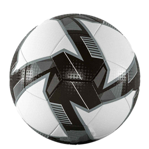 Balón de Fútbol con Patrón de Estrellas Blancas y Negras, Cosido a Máquina, Duradero, para Entrenamiento en Interiores y Exteriores - Product Image 6