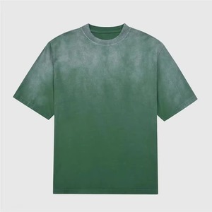 Camisetas para Hombre, Nuevo Diseño, Camiseta Lavada al Ácido, Lisa, 100% Algodón, Camisetas con Lavado Ácido - Product Image 2