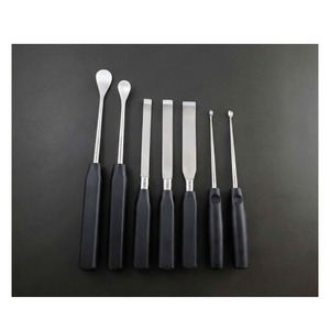 Periosteal Elevator <b>Chisels</b> Bone Curette <b>Set</b> 7 Pcs Stainless Steel Manual Orthopedic Surgical Tools for Spine Surgery - Product Image 3