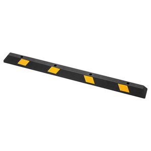 Fermacarro in gomma resistente da 72 pollici con strisce riflettenti per garage e aiuto al parcheggio dei veicoli - Product Image 1