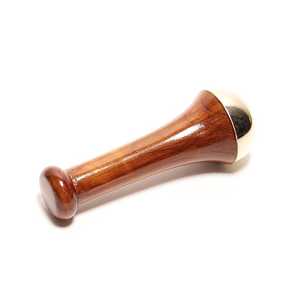 Bâtonnet ayurvédique Kansa avec manche en bois, outil traditionnel de massage du visage et du cou pour la relaxation, la beauté et la thérapie bien-être - Product Image 3