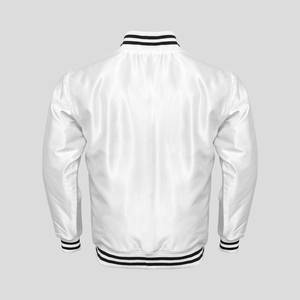 Veste de baseball en satin pour homme fabriquée au Pakistan, style vintage, imperméable, séchage rapide, à capuche, motif uni, tendance et de qualité supérieure - Product Image 3