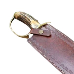 Couteaux Bowie faits main de haute qualité en acier inoxydable, couteau de chasse à lame fixe, équipement de survie pour le camping et la randonnée en plein air - Product Image 4