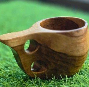 Wooden Kuksa <b>Cup</b> Handmade Drinking <b>Cup</b> Nordic Style Natural Wood Mug Rustic Outdoor <b>Camping</b> Beverage Use - Product Image 3