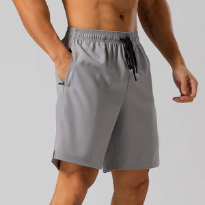 Men Gym Shorts High Quality <b>Elastic</b> Waist Compression Running Training Sports Plain Wholesale Men Gym Shorts - Product Image 3