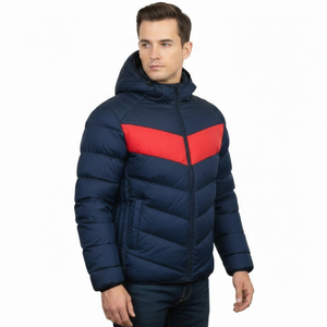 OEM Custom Color and Logo 5V <b>USB</b> <b>Heated</b> Puffer <b>Jacket</b> with Hood for Winter Outdoor - Product Image 2