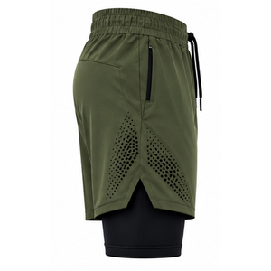 Shorts de plage pour hommes personnalisés, poches imperméables, séchage rapide, maillots de bain légers, vêtements de sport d'été, fournisseur OEM de vêtements de sport pour hommes - Product Image 3
