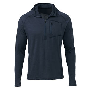 เสื้อแจ็คเก็ตแขนยาวผู้ชายสีกรมท่าแบบมีฮู้ด ซิปครึ่งตัว ผ้า softshell ลายพราง ระบายความชื้น เหมาะสำหรับใส่กลางแจ้งในฤดูหนาว ผลิตจากโพลีเอสเตอร์/คอตตอน - Product Image 1