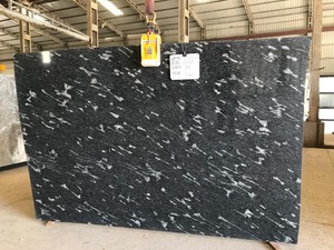 Best finishing natural polished modern Fish Black <b>granite</b> for Airport, Railway Station, Hotel, Villa, Apartment, Office Building - Product Image 1