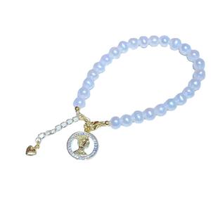 Boucles d'oreilles pendantes en argent S925 avec perle d'eau douce de forme gourde, 4-5 mm, forte luminosité, presque sans défaut, recommandées par le commerçant, pour la clavicule - Product Image 5