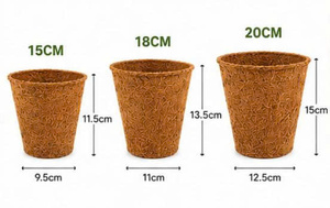 Maceta de Fibra de Coco Orgánica - Contenedor de Cultivo Biodegradable para Jardinería Ecológica - Product Image 6