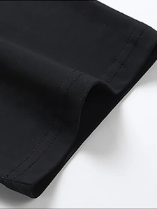 Camiseta de Manga Corta para Hombre, Verano, 100% Algodón Puro, Formal, Cuello Redondo, Corte Regular, Bordado en Serigrafía - Product Image 5