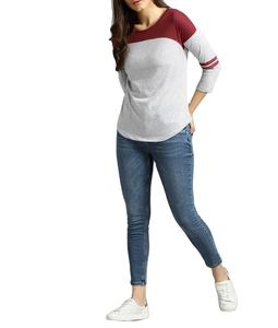 Nouveau dernier design pas cher prix femmes T-shirts à manches longues chemises personnalisées haute qualité nouvelles femmes T-shirts à manches longues - Product Image 1